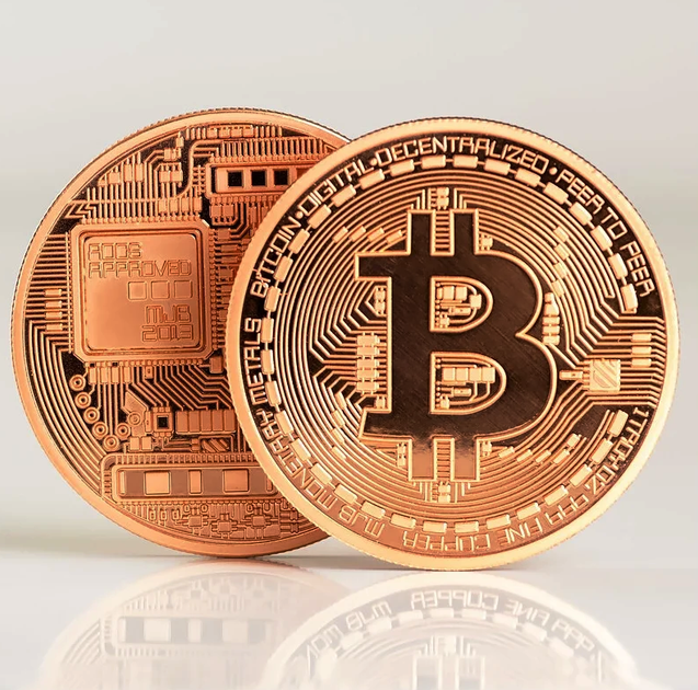 монета BTC Біткоїн Bitcoin в капсулі bronze - Фото 5 монета BTC Біткоїн Bitcoin в капсулі bronze - зображення 5