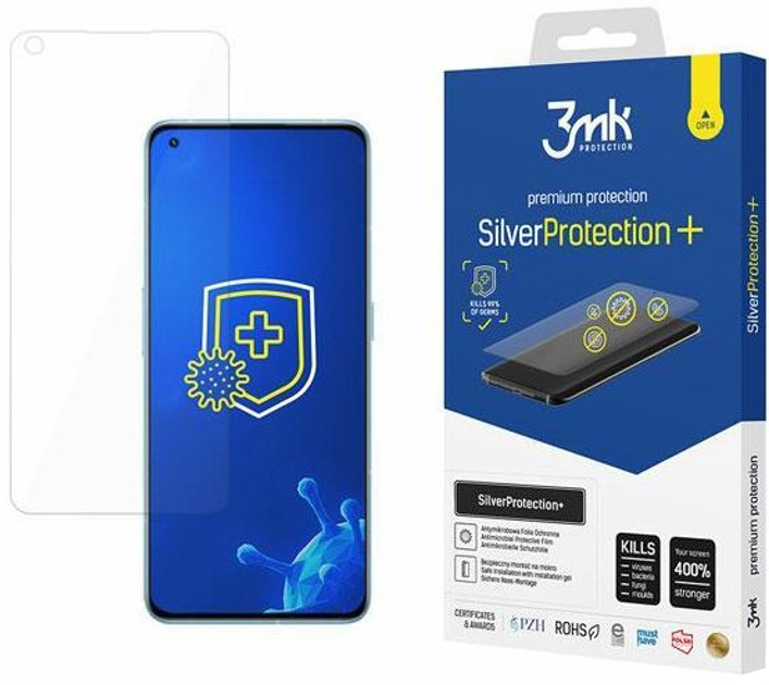 Захисна плівка 3MK SilverProtection+ для Realme GT 2 Pro антибактеріальна (5903108456104) - зображення 2