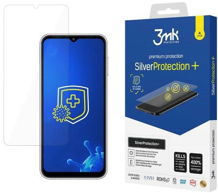 Захисна плівка 3MK SilverProtection+ для Samsung Galaxy A34 5G антибактеріальна (5903108518994) - зображення 2
