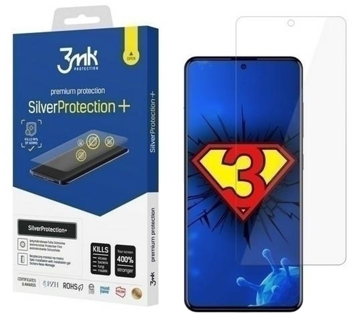 Захисна плівка 3MK SilverProtection+ для Samsung Galaxy A51 антибактеріальна (5903108303187) - зображення 2