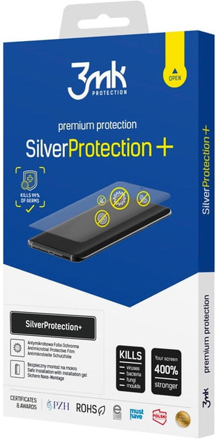 Захисна плівка 3MK SilverProtection+ для Samsung Galaxy A71 антибактеріальна (5903108303057) - зображення 1