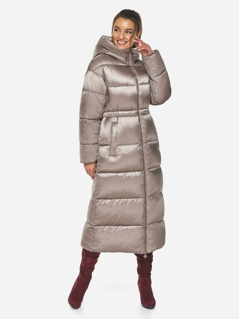 Акція на Куртка зимова довга жіноча Braggart 53140 XXS (42) Аметрин від Rozetka
