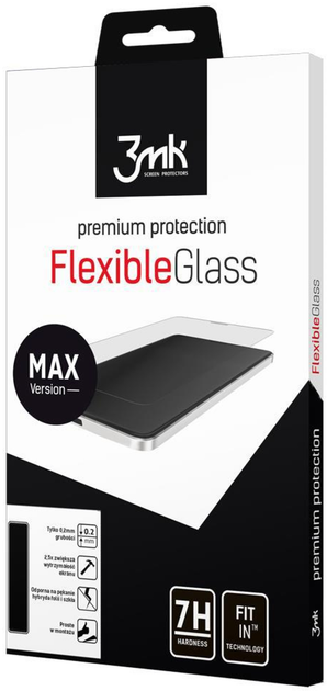 Szkło hartowane 3MK FlexibleGlass Max do Samsung Galaxy S21 czarne (5903108353434) - obraz 1
