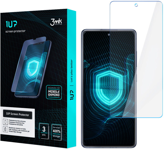 Комплект захисних плівок 3MK 1UP screen protector для Samsung Galaxy S20 FE 5G (SM-G781) 3 шт (5903108396233) - зображення 1