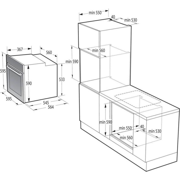Електричний духовий шафа GORENJE BO 6727 E03WG (BO3CO6M01-1) - зображення 9