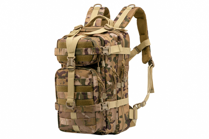 Тактичний рюкзак 2E Tactical 2E-MILTACBKP-25L-MC 25L Камуфляж - зображення 1