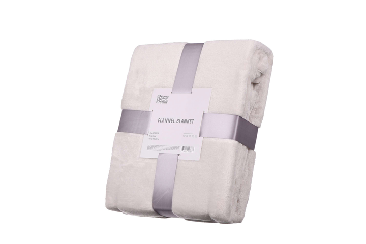 Универсальный плед Ardesto Flannel из полиэстера 200х220см Айвори ...