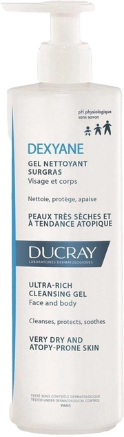 Żel do mycia twarzy Ducray Ultra Rich Cleansing 400 ml (3282770053029) - obraz 1