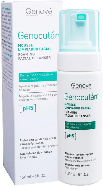 Mus do mycia twarzy Genové Genocutan Mousse Genove 150 ml (8423372800375) - obraz 1