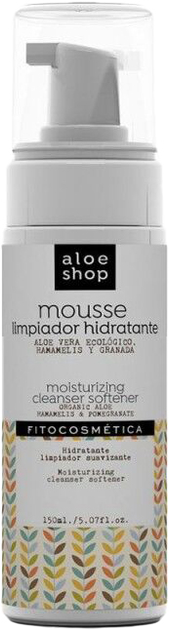 Mus do mycia twarzy Aloe Shop Aloe Mousse Limpiadora Hidratante 150 ml (8436039500150) - obraz 1