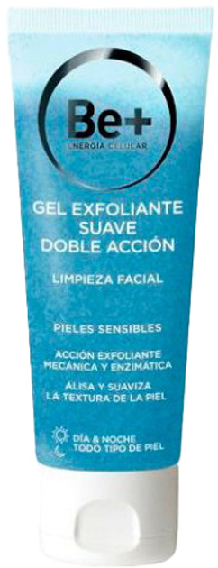 Żel do mycia twarzy Be+ Dual Action Gentle Exfoliating Gel 75 ml (8470001701138) - obraz 1