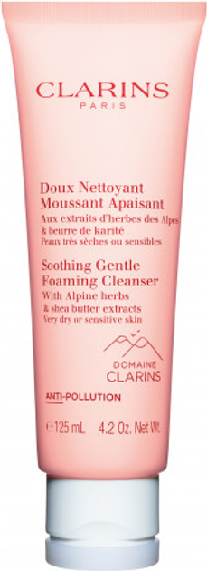 Krem do mycia twarzy Clarins Soothing Gentle Foaming Cleanser 125 ml (3380810427332) - obraz 1