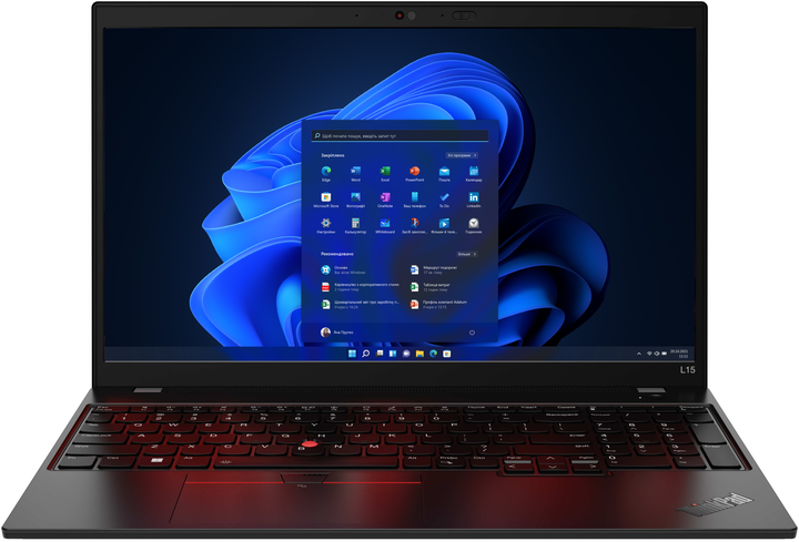 Ноутбук Lenovo ThinkPad L15 Gen 4 (21H3002VPB) Thunder Black - зображення 1