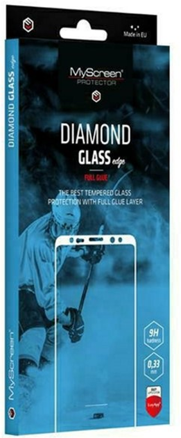 Szkło ochronne MyScreen Diamond Glass Edge FG do Samsung Galaxy Xcover 5 Black (5901924993063) - obraz 1