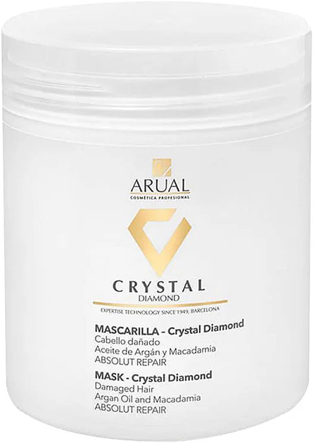 Maska do włosów Arual Crystal Diamond Hair Mask 500 ml (8436012782924) - obraz 1
