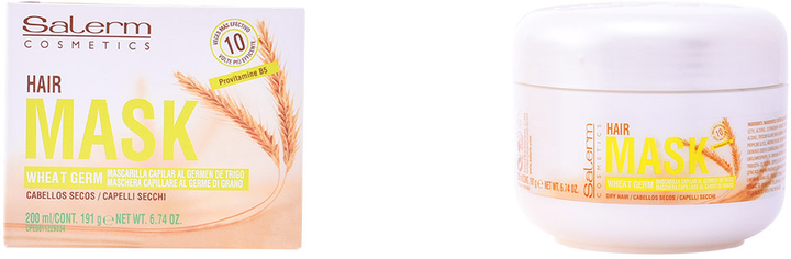 Маска для волосся Salerm Cosmetics Wheat Germ Hair Mask 200 мл (8420282001786) - зображення 1