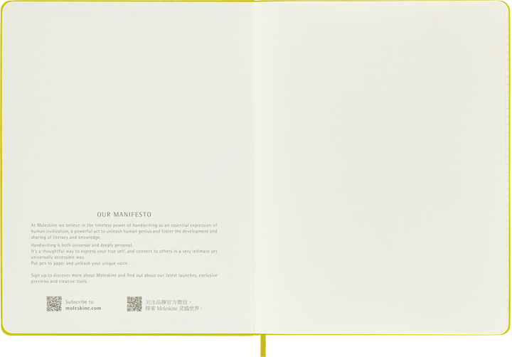 Блокнот Moleskine Limited Silk большой 19х25 см в линию Соломяно-Желтый (8056598853056) - Фото 4 Блокнот Moleskine Limited Silk большой 19х25 см в линию Соломяно-Желтый (8056598853056) - изображение 4