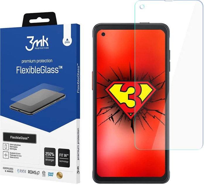 Szkło ochronne 3MK FlexibleGlass do Samsung Galaxy G715 Xcover Pro (5903108228589) - obraz 1