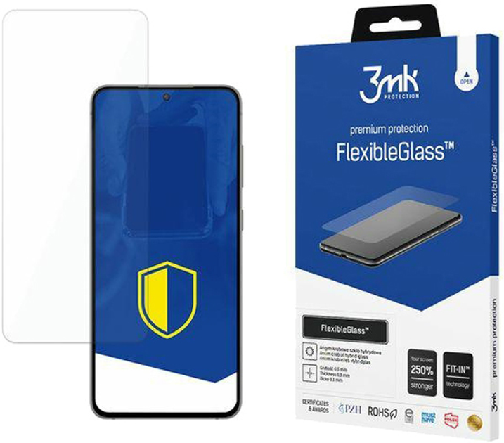 Szkło ochronne 3MK FlexibleGlass do Samsung Galaxy S21 FE (5903108412865) - obraz 1