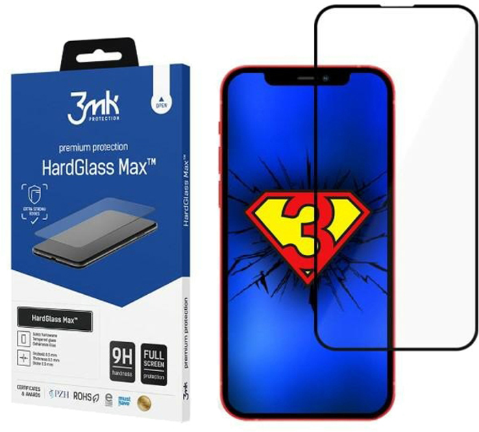 Захисне скло 3MK HardGlass для Apple iPhone 13 Pro Max / 14 Plus (5903108499293) - зображення 1