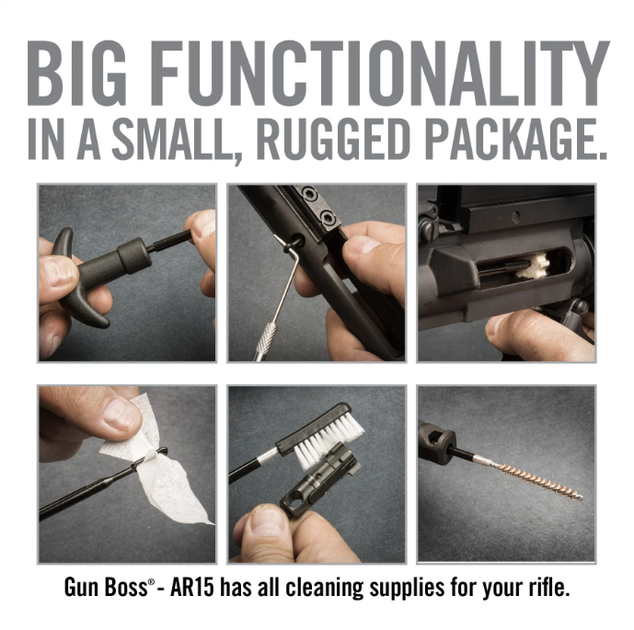 Набор для чистки оружия AR 15 5.56 Real Avid Gun Boss Cleaning Kit - изображение 2