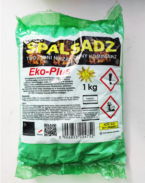 Засіб для чищення димоходів Spalsadz 1 кг - Фото 1 Засіб для чищення димоходів Spalsadz 1 кг - изображение 1
