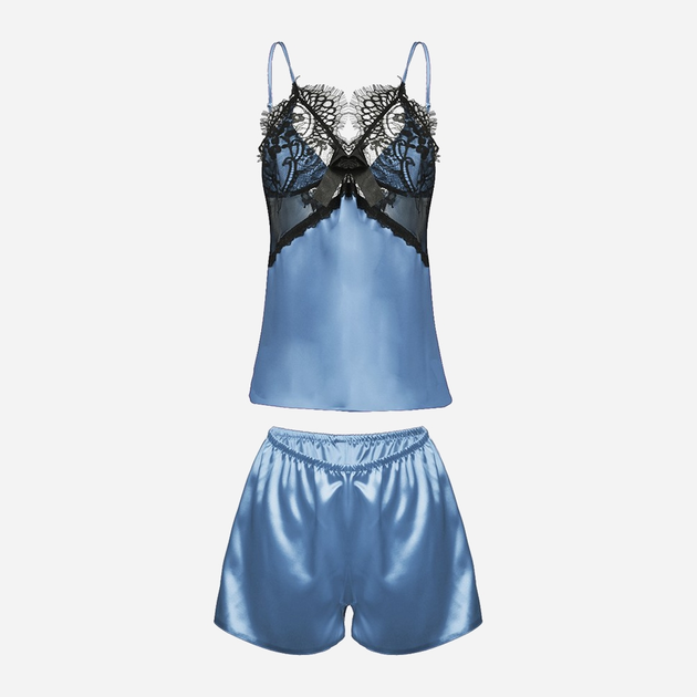 Piżama (szorty + koszulka) DKaren Beatrice XL Light Blue (5903251399044) - obraz 1