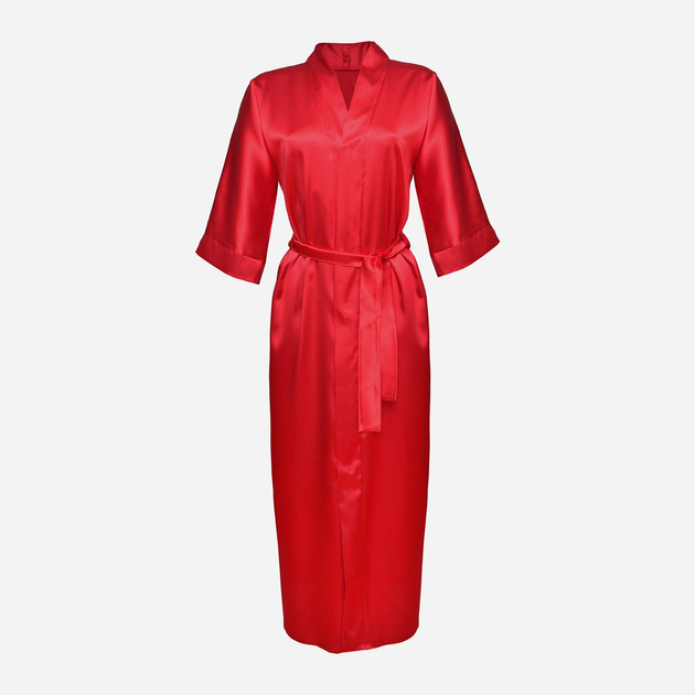 Халат жіночий великого розміру DKaren Plus Size 130 5XL Red (5901780636555) - зображення 2