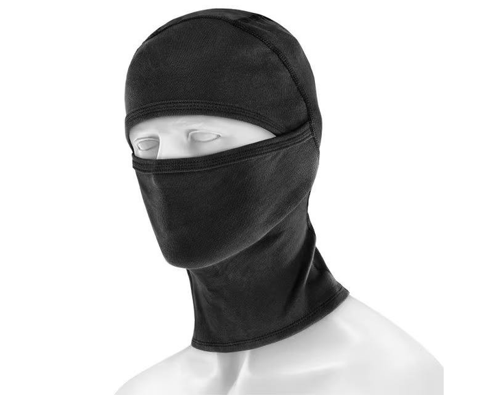 Тактична термобалаклава Polandex Ninja,під-шолом ,шапка-маска - Чорна - зображення 1