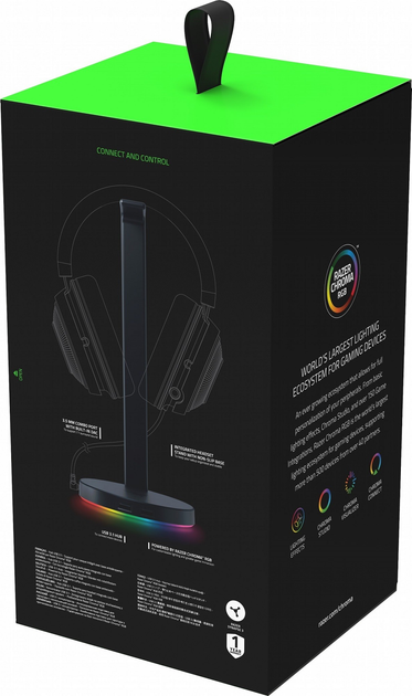 Stojak na słuchawki Razer Base Station V2 Chroma (RC21-01510100-R3M1) - obraz 7