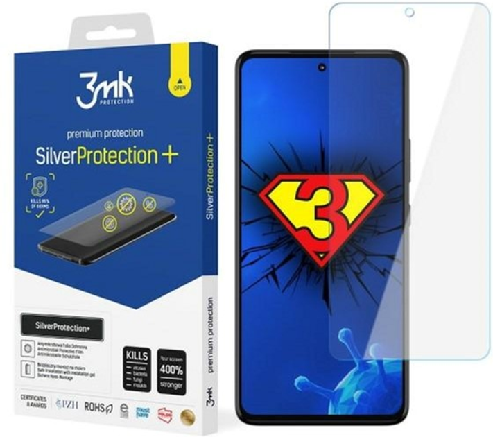 Захисна плівка 3MK Silver Protect+ для Motorola Moto G72 (5903108494038) - зображення 1