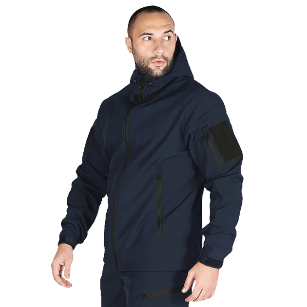 Куртка SoftShell 2.0 Темно синя Camotec розмір XL - изображение 2