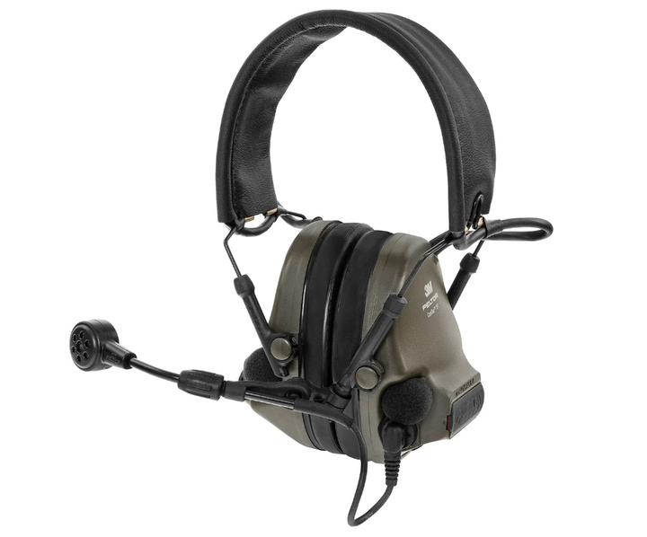 Професійні Вертикальні Активні Тактичні Навушники Peltor ComTac XPI Олива MT20H682FB-38 - зображення 2