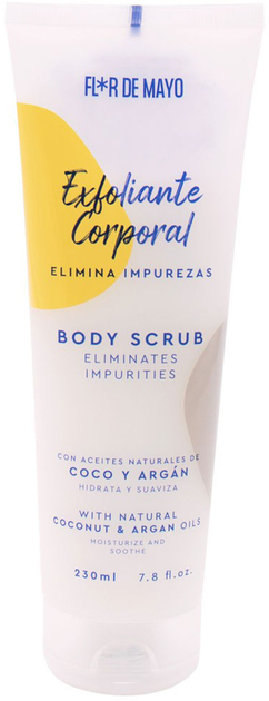 Peeling do ciała Flor De Mayo Coconut and Argan Body Scrub 230 ml (8428390075392) - obraz 1