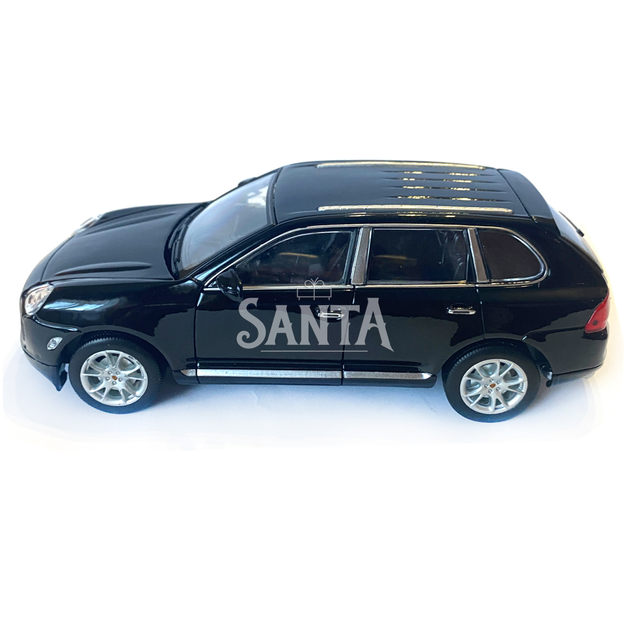 Игрушечная машинка металлическая WELLY 1:24 PORSCHE CAYENNE TURBO, черный, 20*8*7 см (22431W) - изображение 2