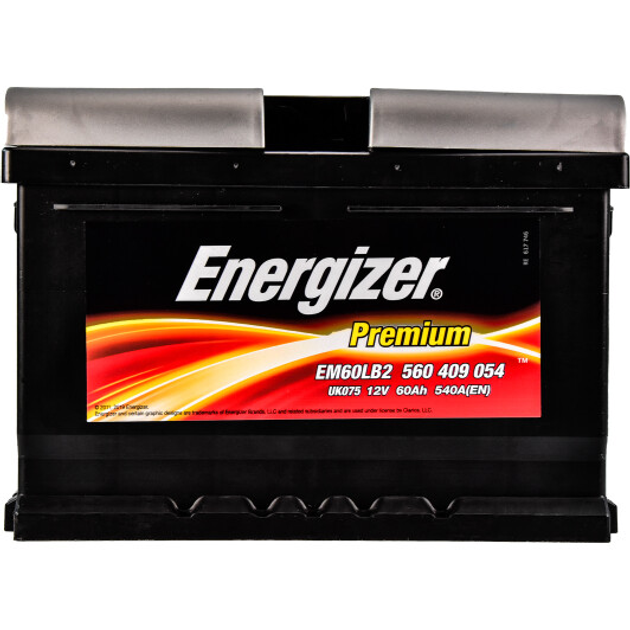 Аккумулятор 60Ah-12v Energizer Prem. 242х175х175 , R,EN540 Energizer ...