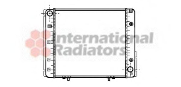 Радіатор охолодження двигуна MB W124 E-CLASS + AC 84-92 Van Wezel Van Wezel (30002065) - зображення 1