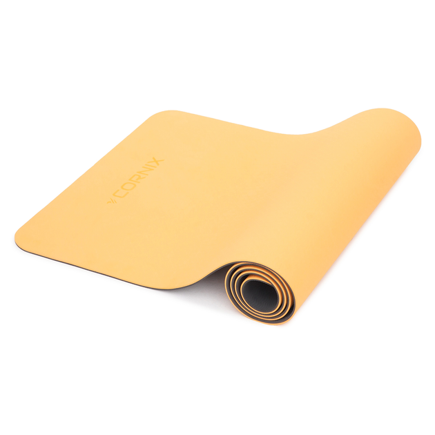 Коврик для тренировок Cornix 183х61х0,6 см (fit0012253) Оранжево-черный ...