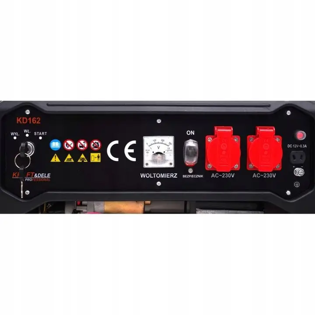 Генератор бензиновий Kraft&Dele KD162 3500 W AVR + СТАРЕТР - Фото 4 Генератор бензиновий Kraft&Dele KD162 3500 W AVR + СТАРЕТР - зображення 4