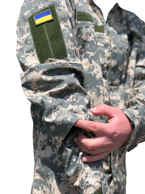 Военная форма ЗСУ пиксель Рип Стоп размер 52 рост 173-179, камуфляжный костюм форма нато - изображение 2