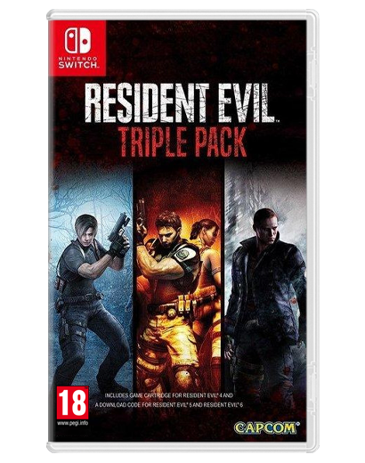 Игра Nintendo Switch Resident Evil Triple Pack Английская Версия - Фото 1 Игра Nintendo Switch Resident Evil Triple Pack Английская Версия - изображение 1