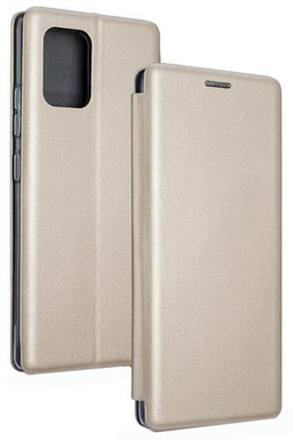 Etui z klapką Beline Book Magnetic do Samsung Galaxy S10 Lite/A91 Gold (5903657571099) - obraz 1