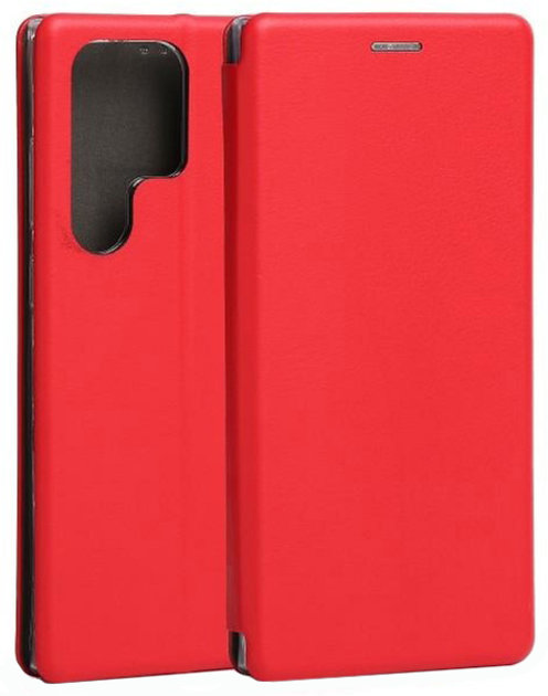 Etui z klapką Beline Book Magnetic do Samsung Galaxy S23 Ultra Red (5905359811749) - obraz 1