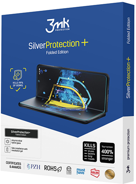 Захисна плівка 3MK SilverProtection+ для Oppo Find N2 Flip антибактеріальна (5903108517331) - зображення 1