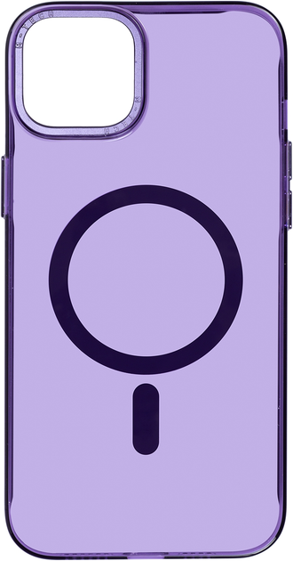 Акція на Панель ArmorStandart Y23 MagSafe для Apple iPhone 15 Plus Transparent/Purple від Rozetka