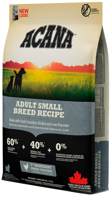Sucha karma ACANA Adult Small Breed Recipe dla psów małych ras 6 kg (0064992523602) - obraz 1