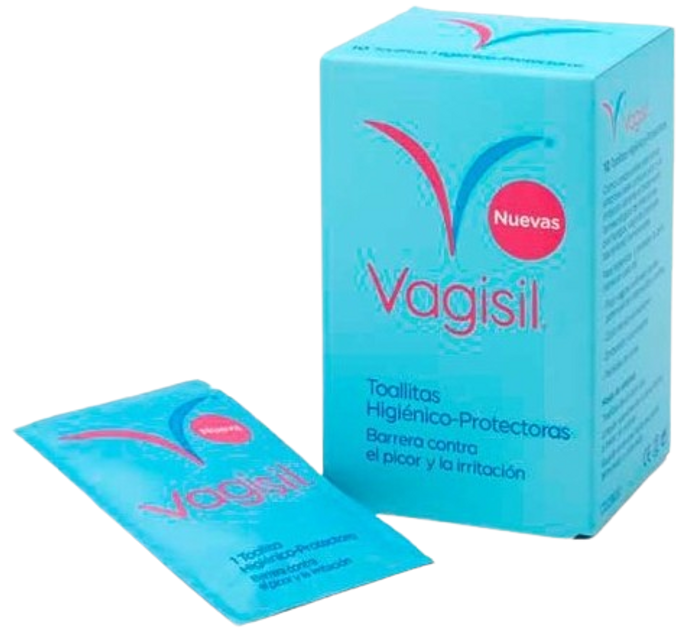 Chusteczki do higieny intymnej Vagisil Toallitas Higinicas Protectoras 12 szt (8413853765019) - obraz 1