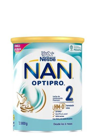 Молочна суха суміш Nestle Continuation Milk For Babies Nan Optipro 2 Of 800 г (7613032875305) - зображення 1