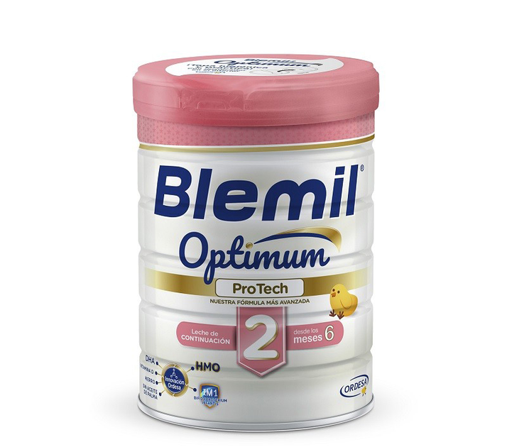 Mleka modyfikowane dla dzieci Ordesa Blemil Plus 2 Optimum Protech 800 g (8426594106881) - obraz 1