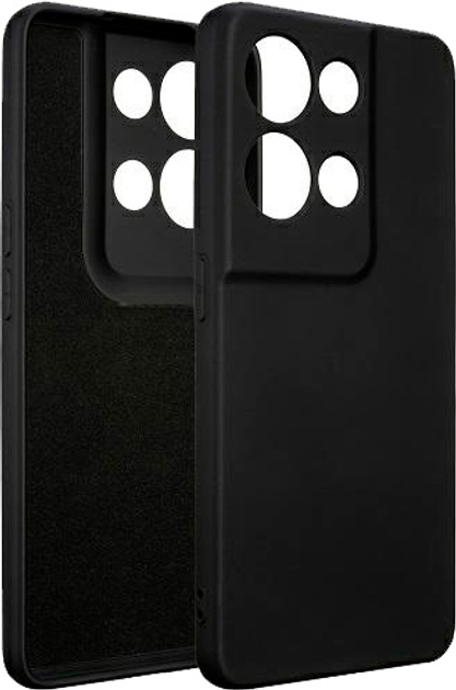 Etui plecki Beline Candy do Oppo Reno 8 Black (5905359816089) - obraz 1